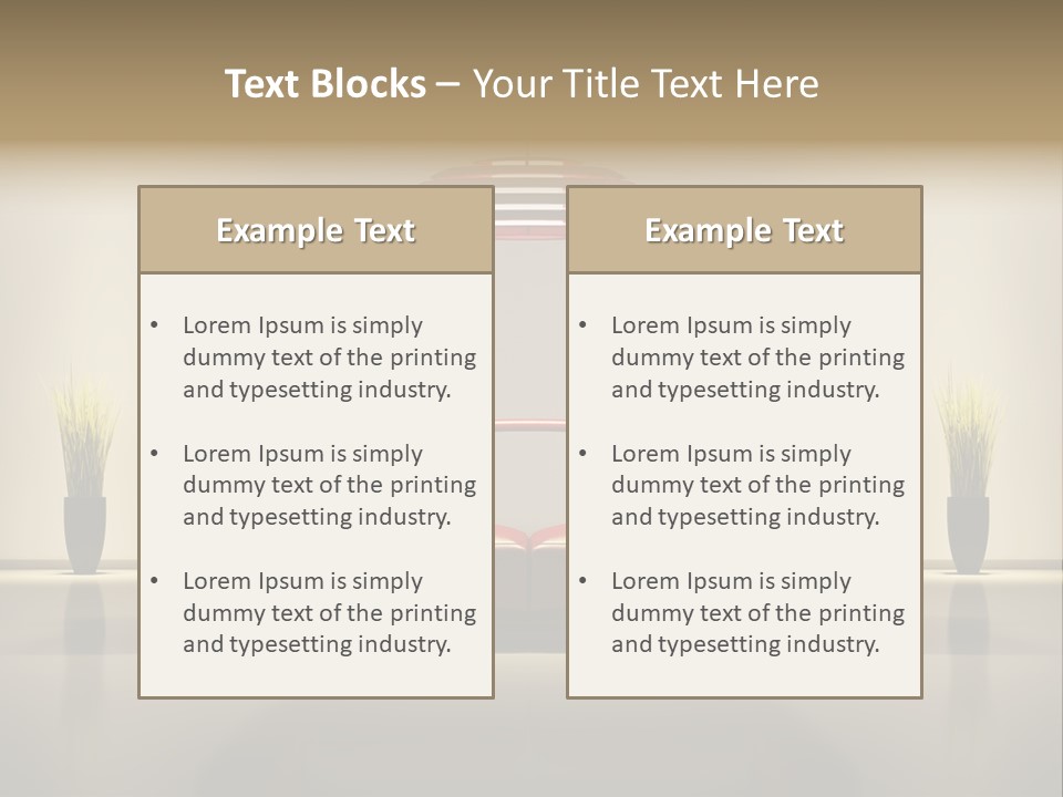 Modern Leather Comfy PowerPoint Template