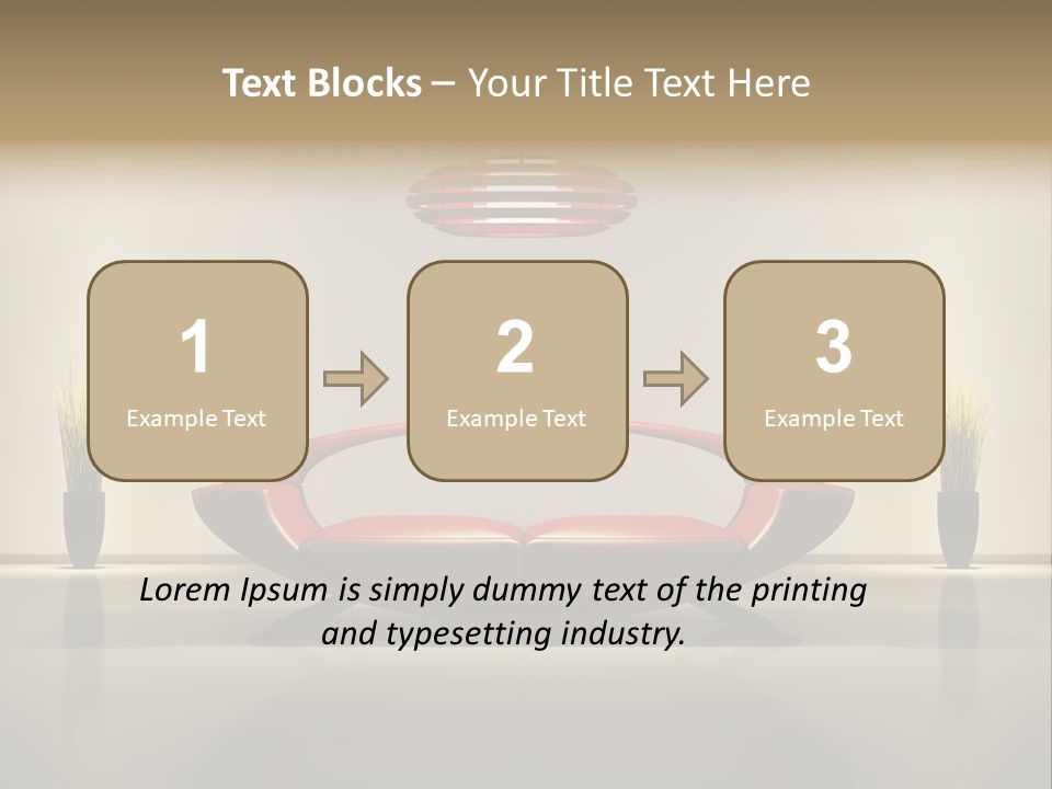 Modern Leather Comfy PowerPoint Template