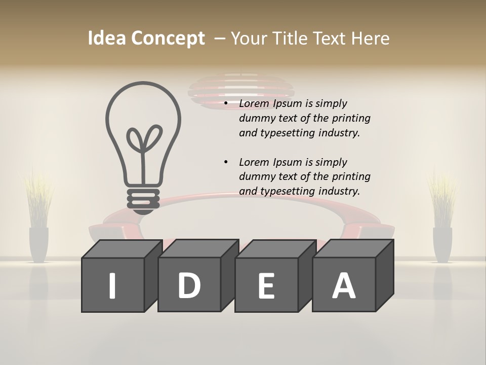 Modern Leather Comfy PowerPoint Template