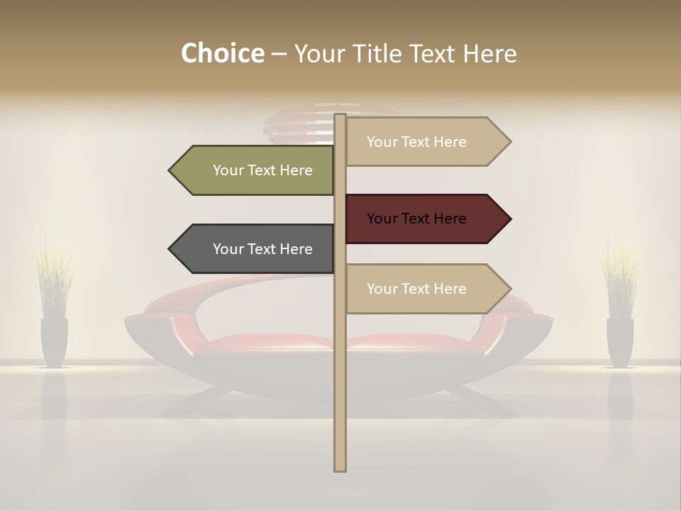 Modern Leather Comfy PowerPoint Template