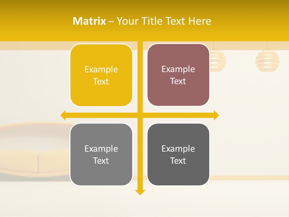 Interior Room Area PowerPoint Template