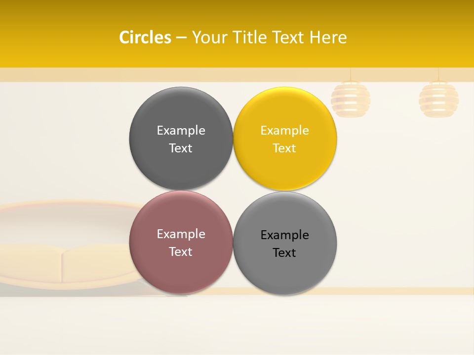 Interior Room Area PowerPoint Template