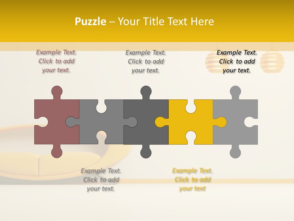 Interior Room Area PowerPoint Template