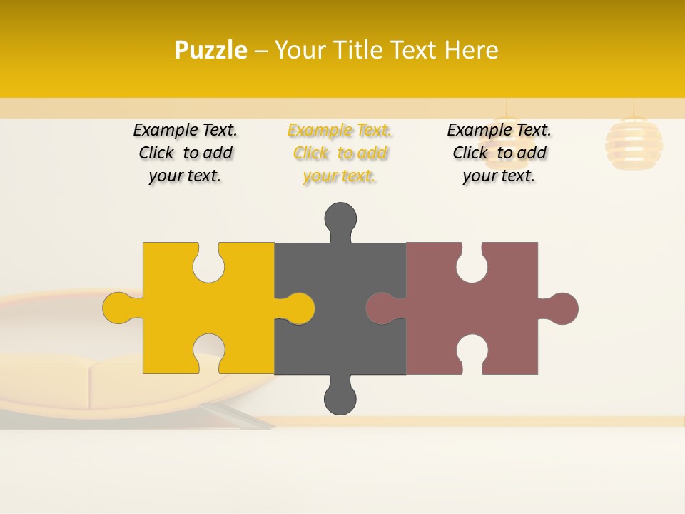 Interior Room Area PowerPoint Template