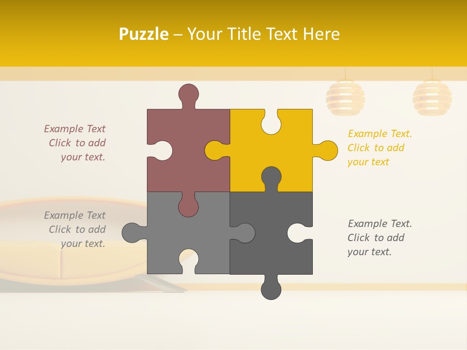 Interior Room Area PowerPoint Template
