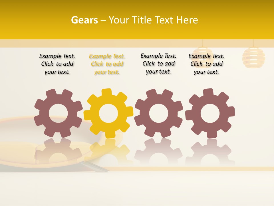 Interior Room Area PowerPoint Template