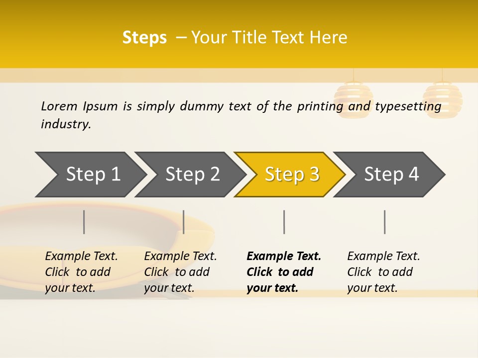 Interior Room Area PowerPoint Template