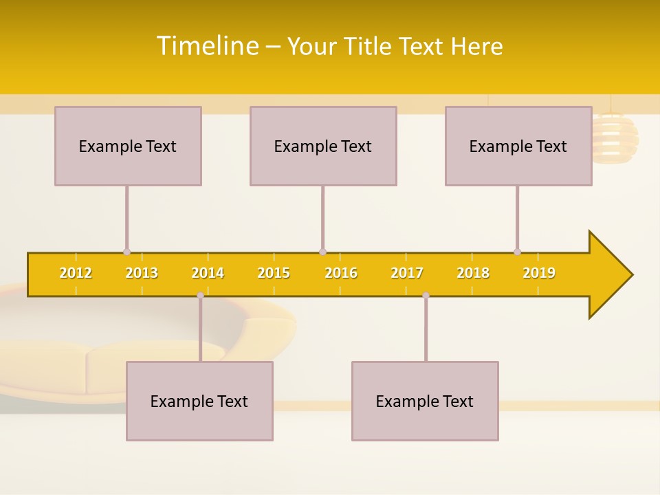 Interior Room Area PowerPoint Template