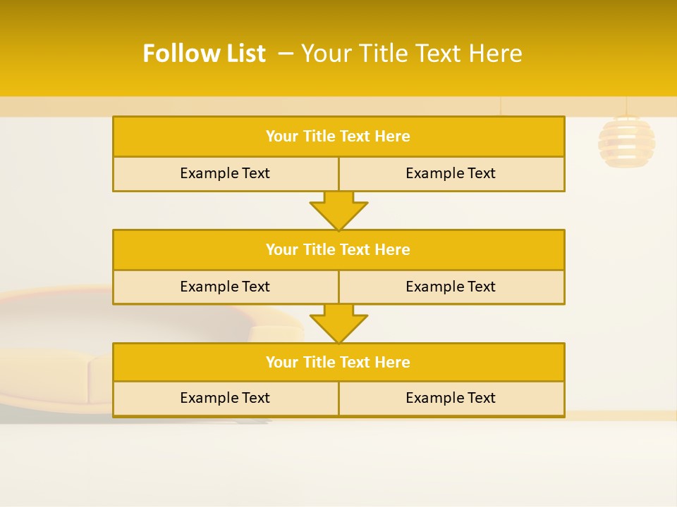 Interior Room Area PowerPoint Template