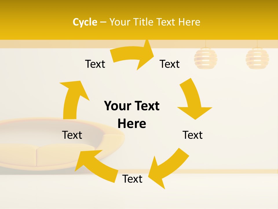 Interior Room Area PowerPoint Template