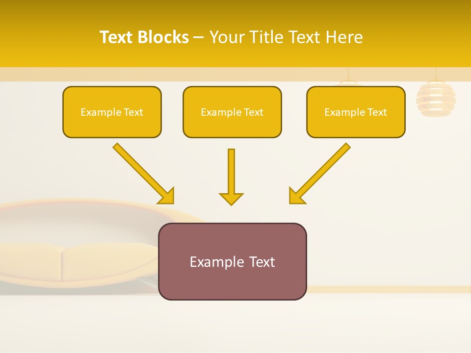 Interior Room Area PowerPoint Template
