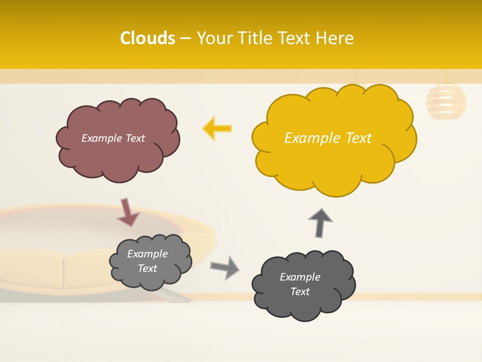 Interior Room Area PowerPoint Template