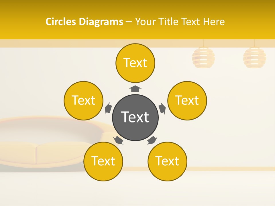 Interior Room Area PowerPoint Template