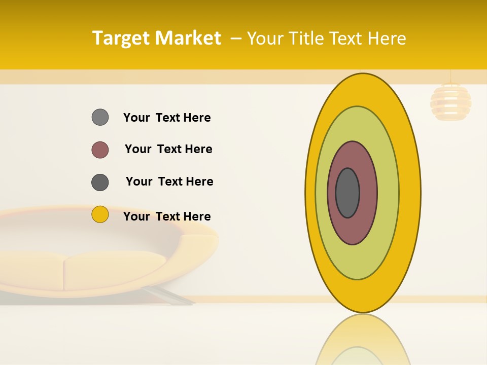 Interior Room Area PowerPoint Template