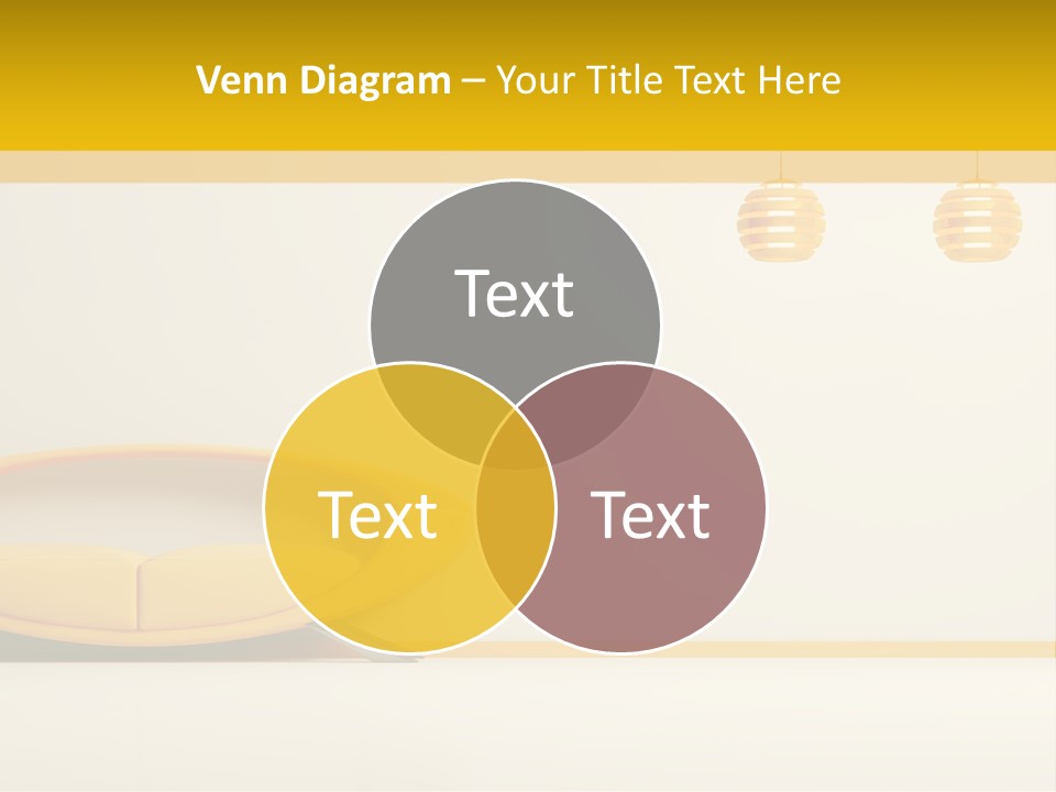 Interior Room Area PowerPoint Template