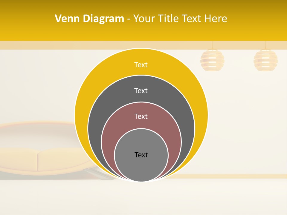 Interior Room Area PowerPoint Template