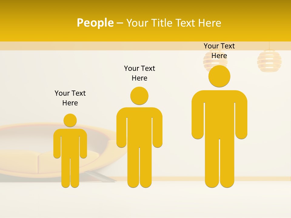 Interior Room Area PowerPoint Template