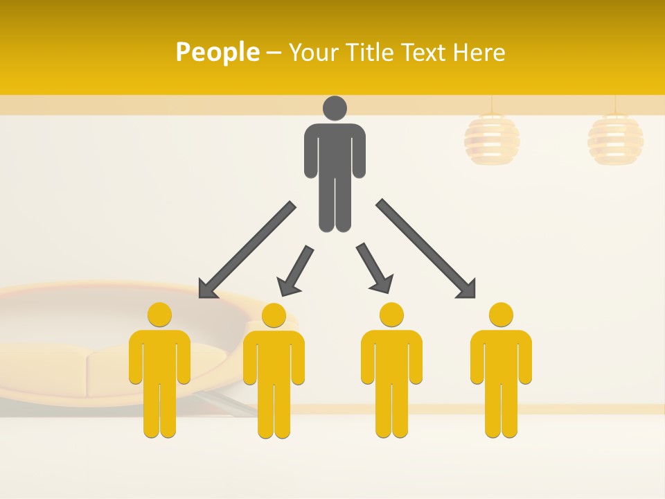 Interior Room Area PowerPoint Template