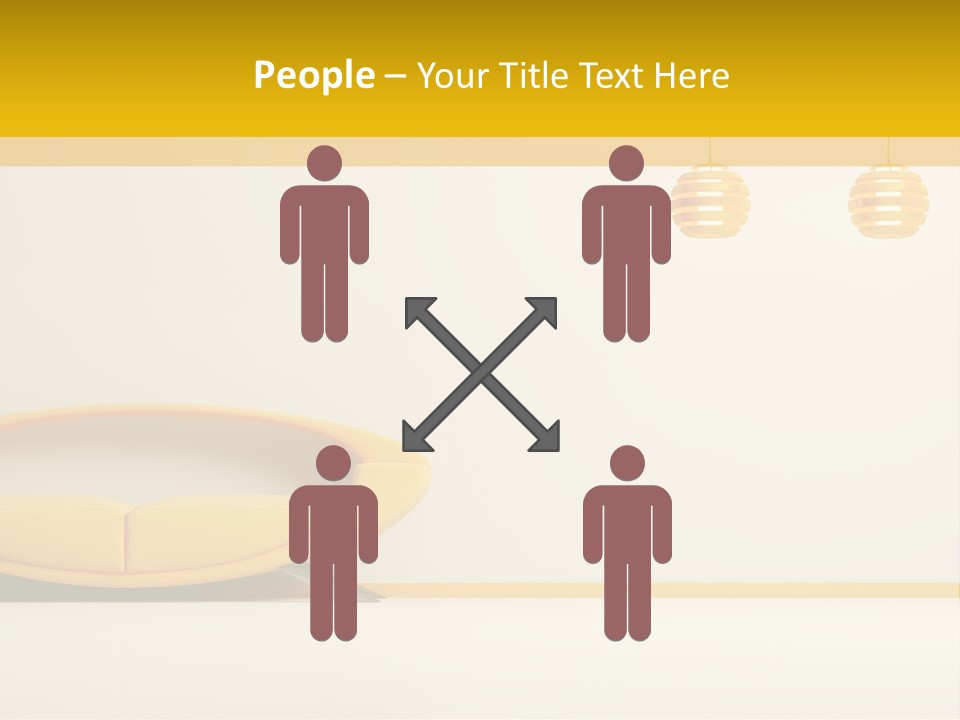 Interior Room Area PowerPoint Template