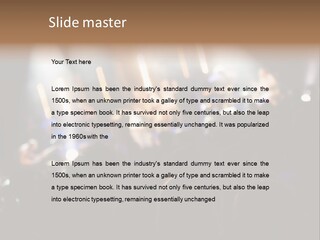 Concert Guitar Crowd PowerPoint Template