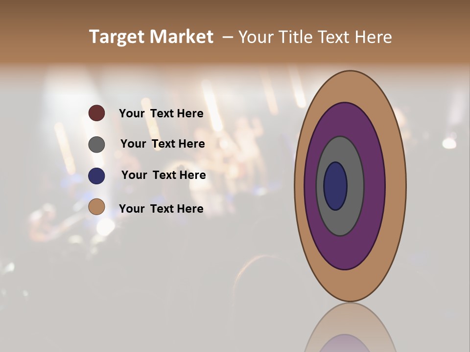 Concert Guitar Crowd PowerPoint Template