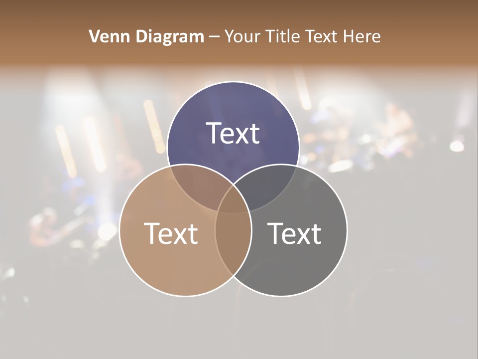 Concert Guitar Crowd PowerPoint Template