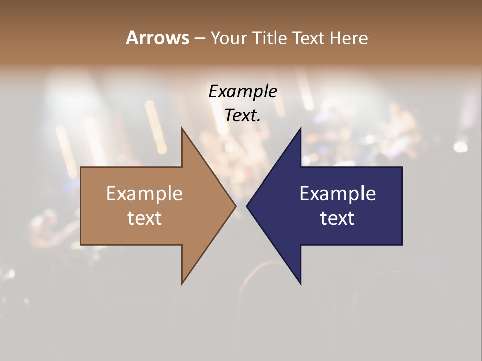 Concert Guitar Crowd PowerPoint Template