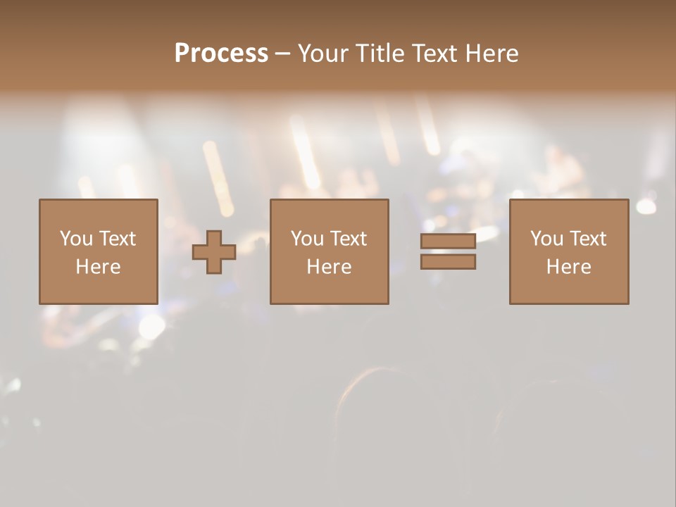 Concert Guitar Crowd PowerPoint Template