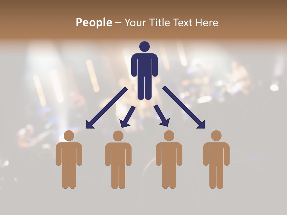 Concert Guitar Crowd PowerPoint Template