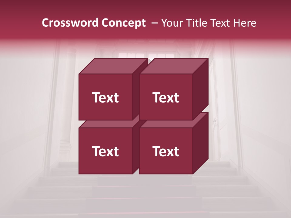 Beauty Woman Descend PowerPoint Template
