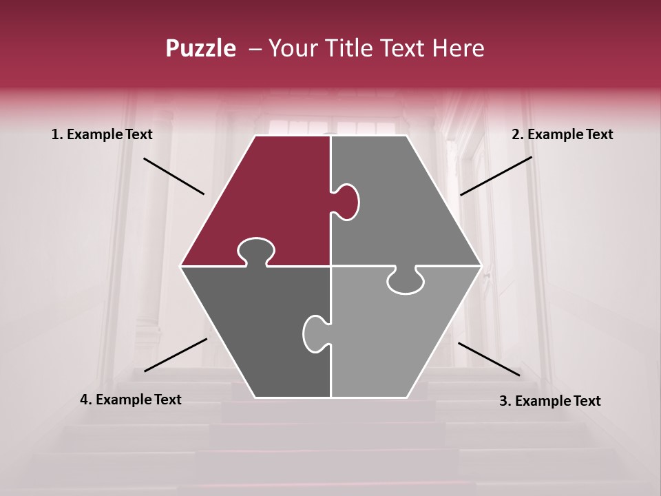 Beauty Woman Descend PowerPoint Template