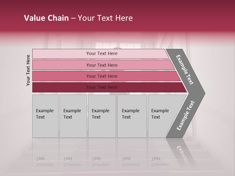 Beauty Woman Descend PowerPoint Template