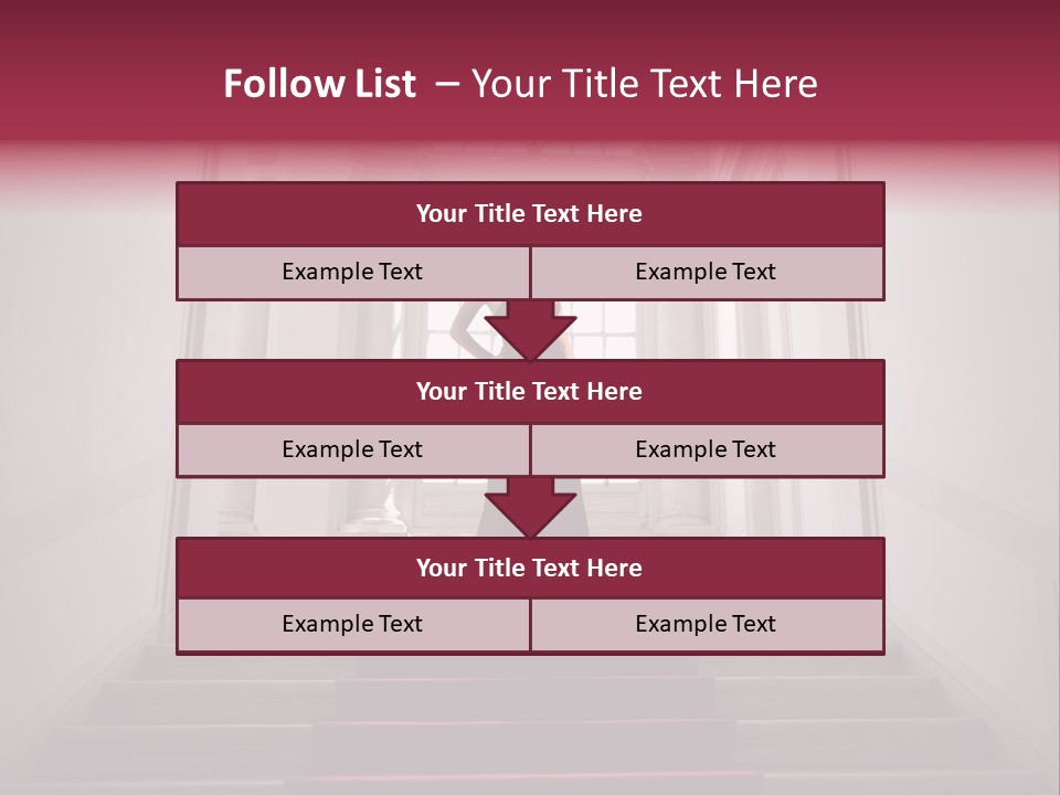 Beauty Woman Descend PowerPoint Template