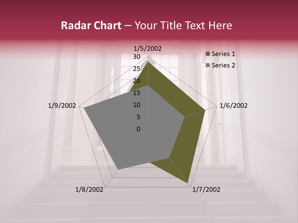 Beauty Woman Descend PowerPoint Template