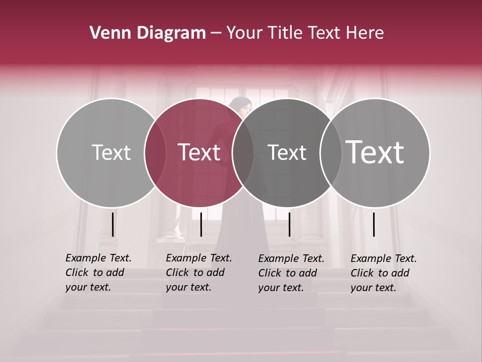 Beauty Woman Descend PowerPoint Template