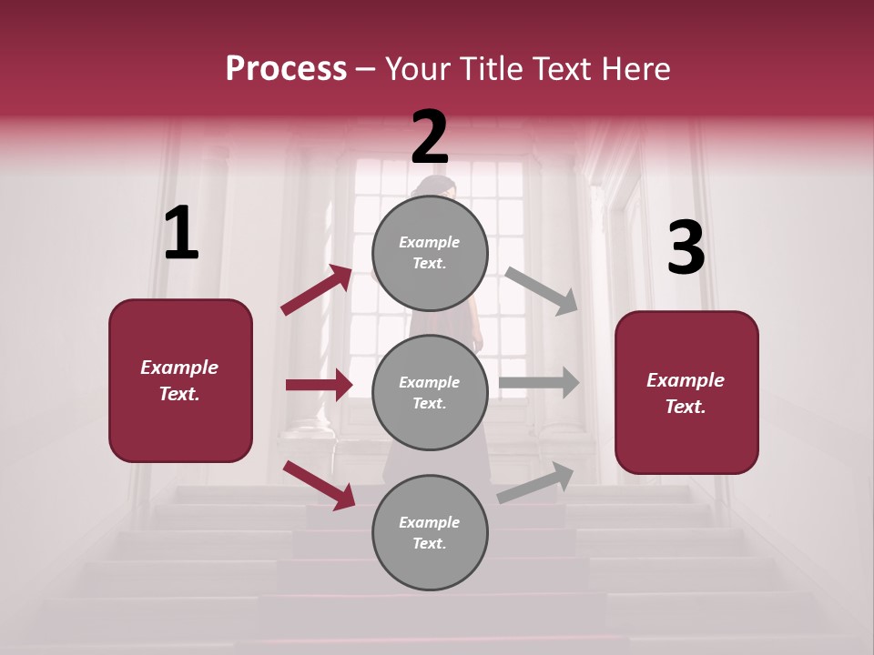 Beauty Woman Descend PowerPoint Template