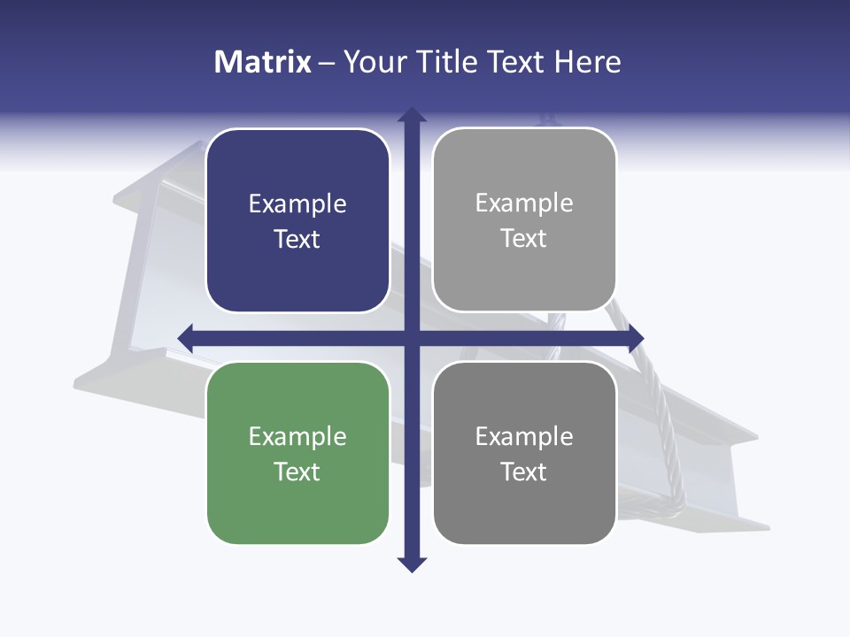 Architecture Steel Hoist PowerPoint Template