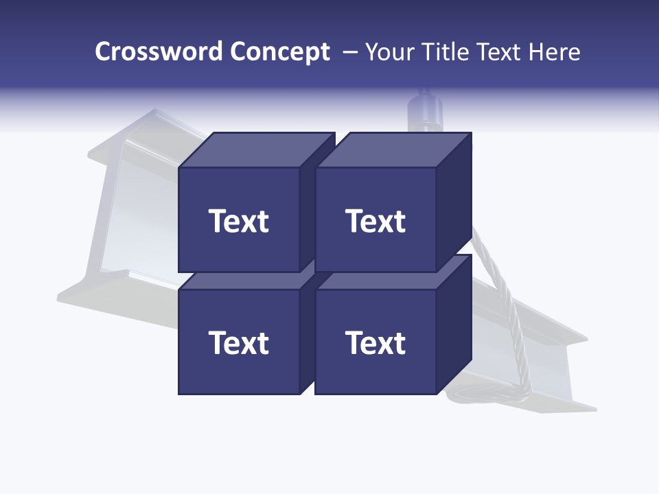 Architecture Steel Hoist PowerPoint Template