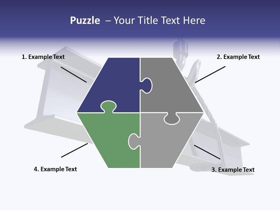 Architecture Steel Hoist PowerPoint Template