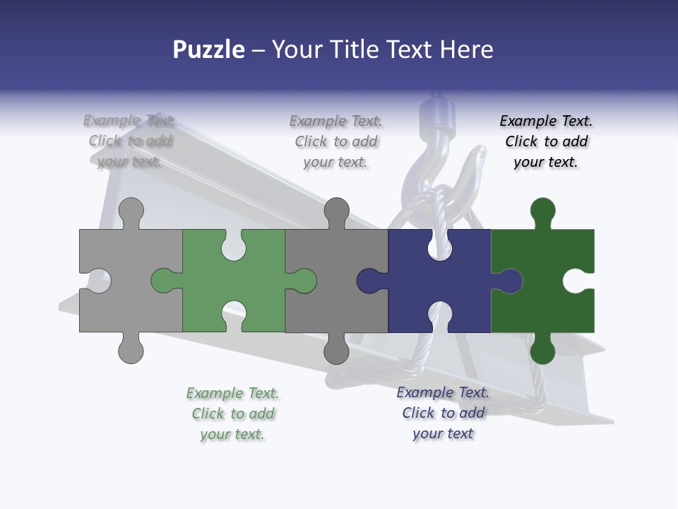 Architecture Steel Hoist PowerPoint Template