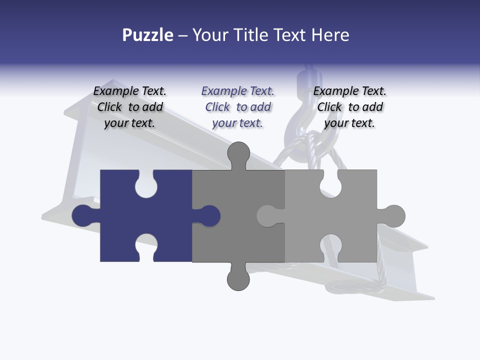 Architecture Steel Hoist PowerPoint Template