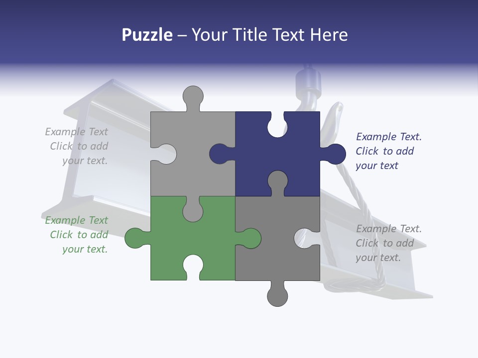 Architecture Steel Hoist PowerPoint Template