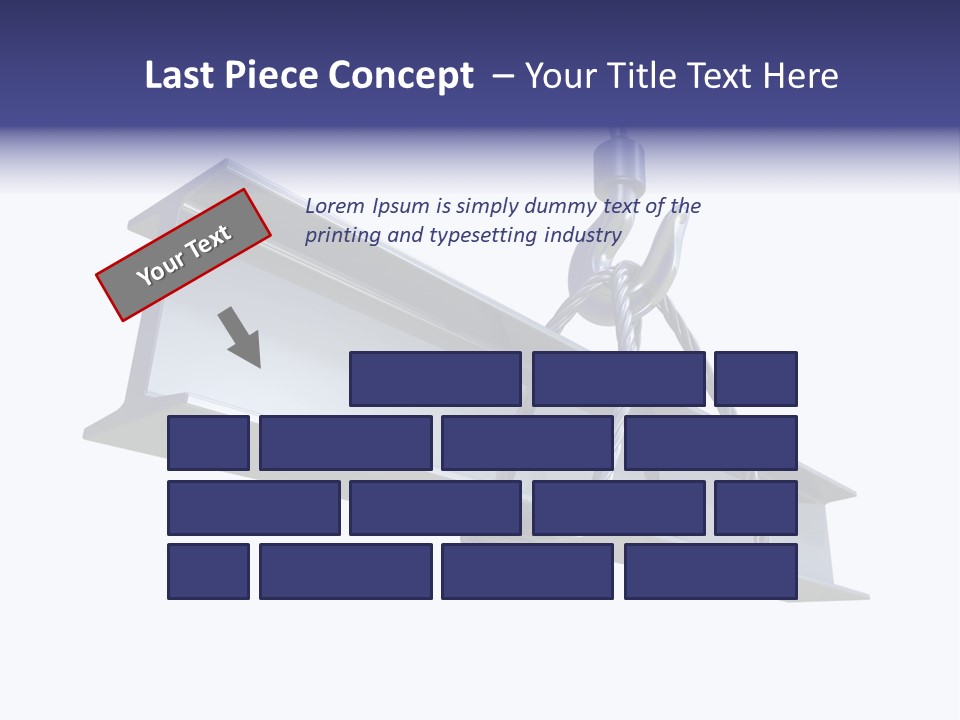 Architecture Steel Hoist PowerPoint Template