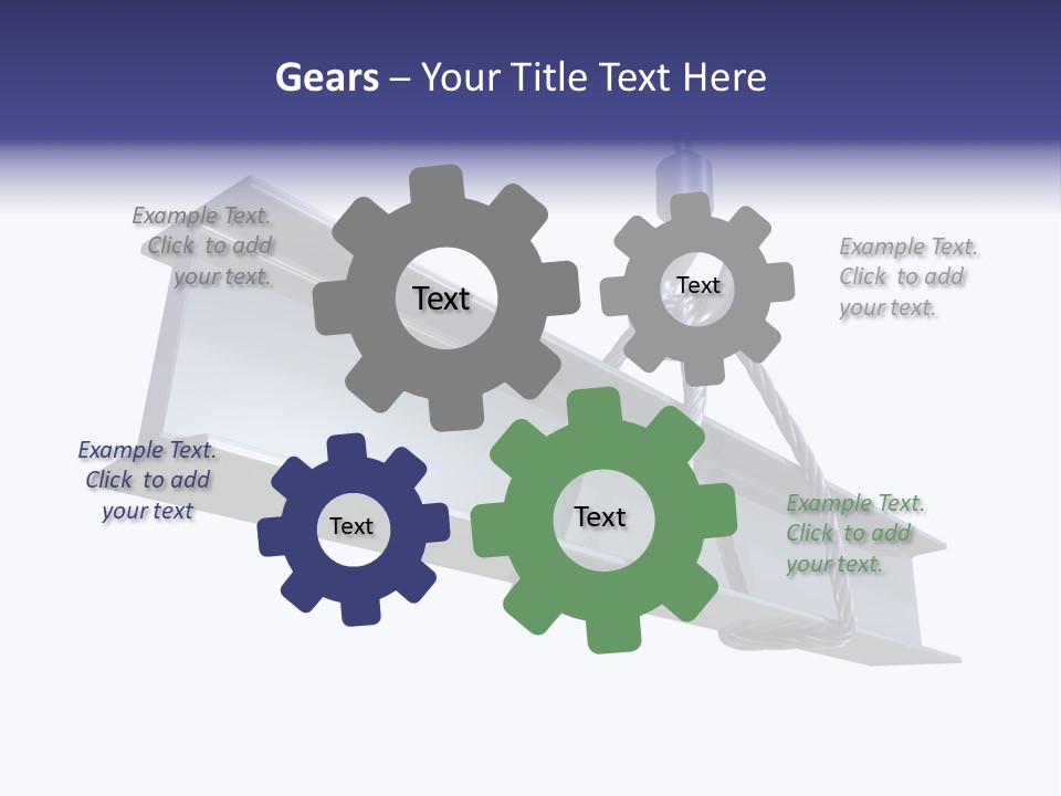Architecture Steel Hoist PowerPoint Template