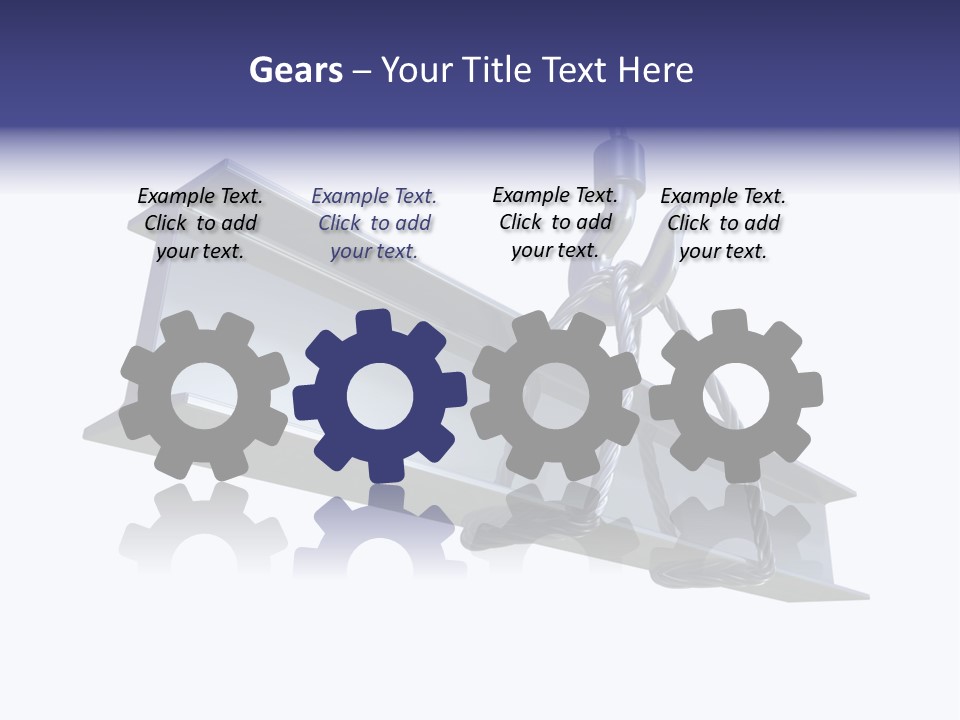 Architecture Steel Hoist PowerPoint Template