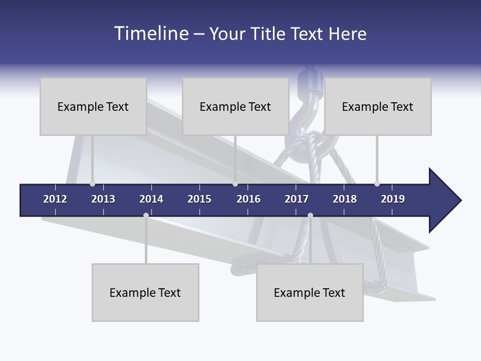Architecture Steel Hoist PowerPoint Template