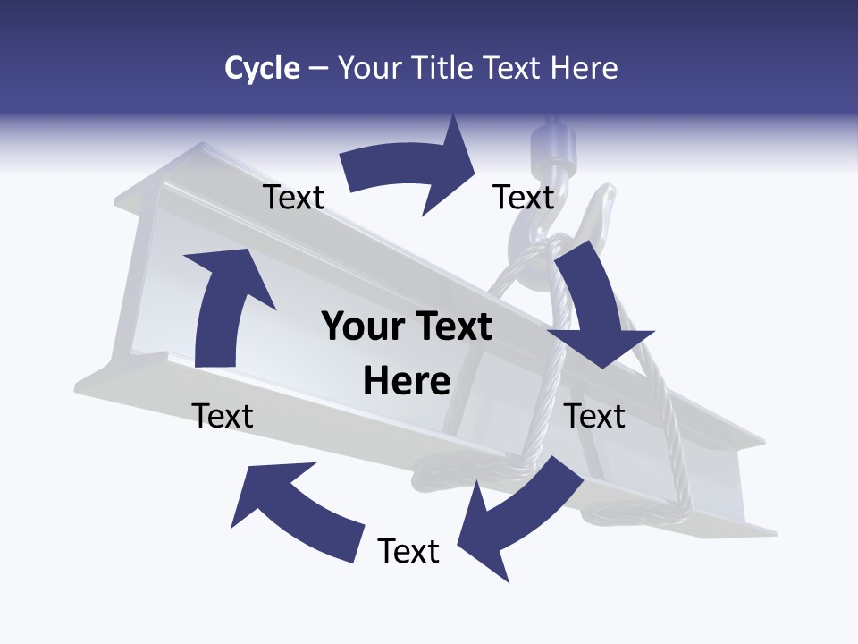 Architecture Steel Hoist PowerPoint Template