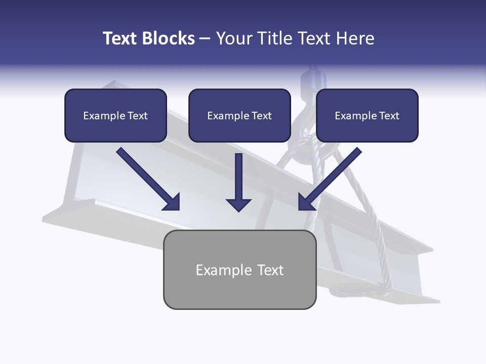 Architecture Steel Hoist PowerPoint Template