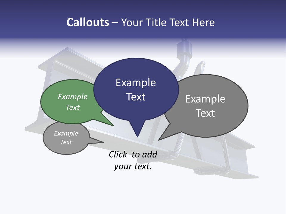 Architecture Steel Hoist PowerPoint Template