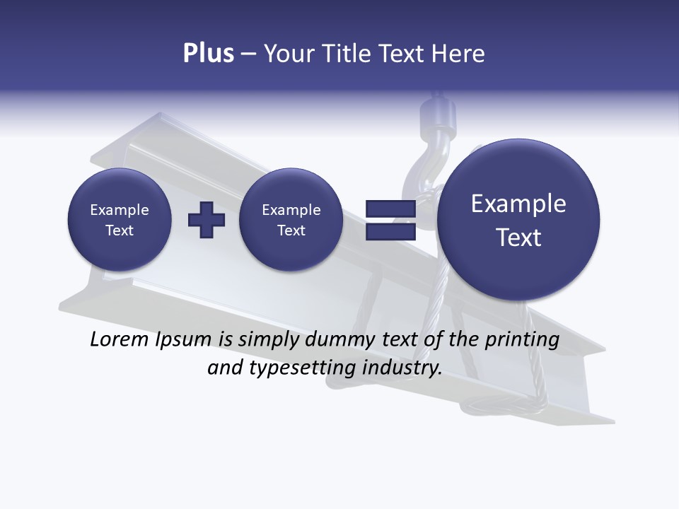 Architecture Steel Hoist PowerPoint Template